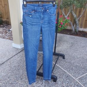 J.Crew 8" toothpick skinny jeans 26T